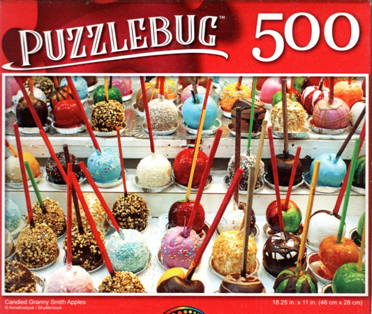 Candied Granny Smith Apples - 500 Piece Jigsaw Puzzle