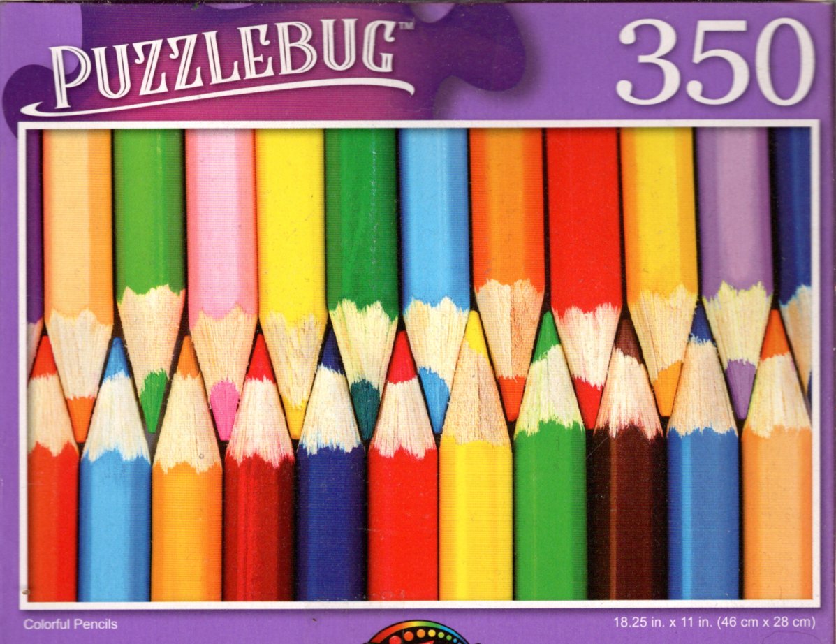 Colorful Pencils - 350 Pieces Jigsaw Puzzle