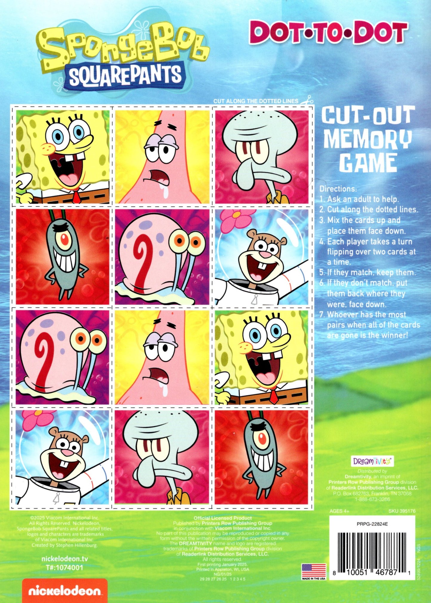 SpongeBob - Picture Perfect - Dot to Dot - Coloring & Activity Books