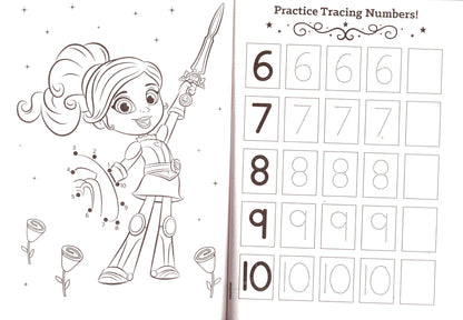 Nella the Princess Kinght - My Bff is a Unicorn - Dot to Dot - Coloring & Activity Books