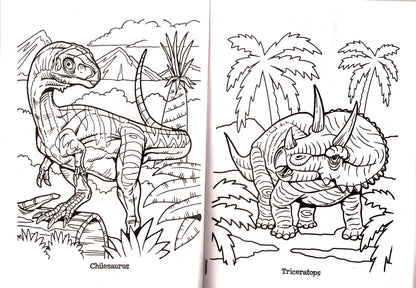 Dino Crash & Dino Trouble - Coloring & Activity Book (Set of 2 Books)
