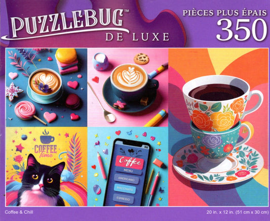 Coffee & Chill - 350 Pieces Jigsaw Deluxe Puzzle