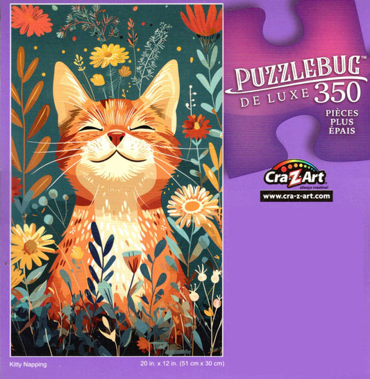 Kitty Napping - 350 Pieces Jigsaw Deluxe Puzzle