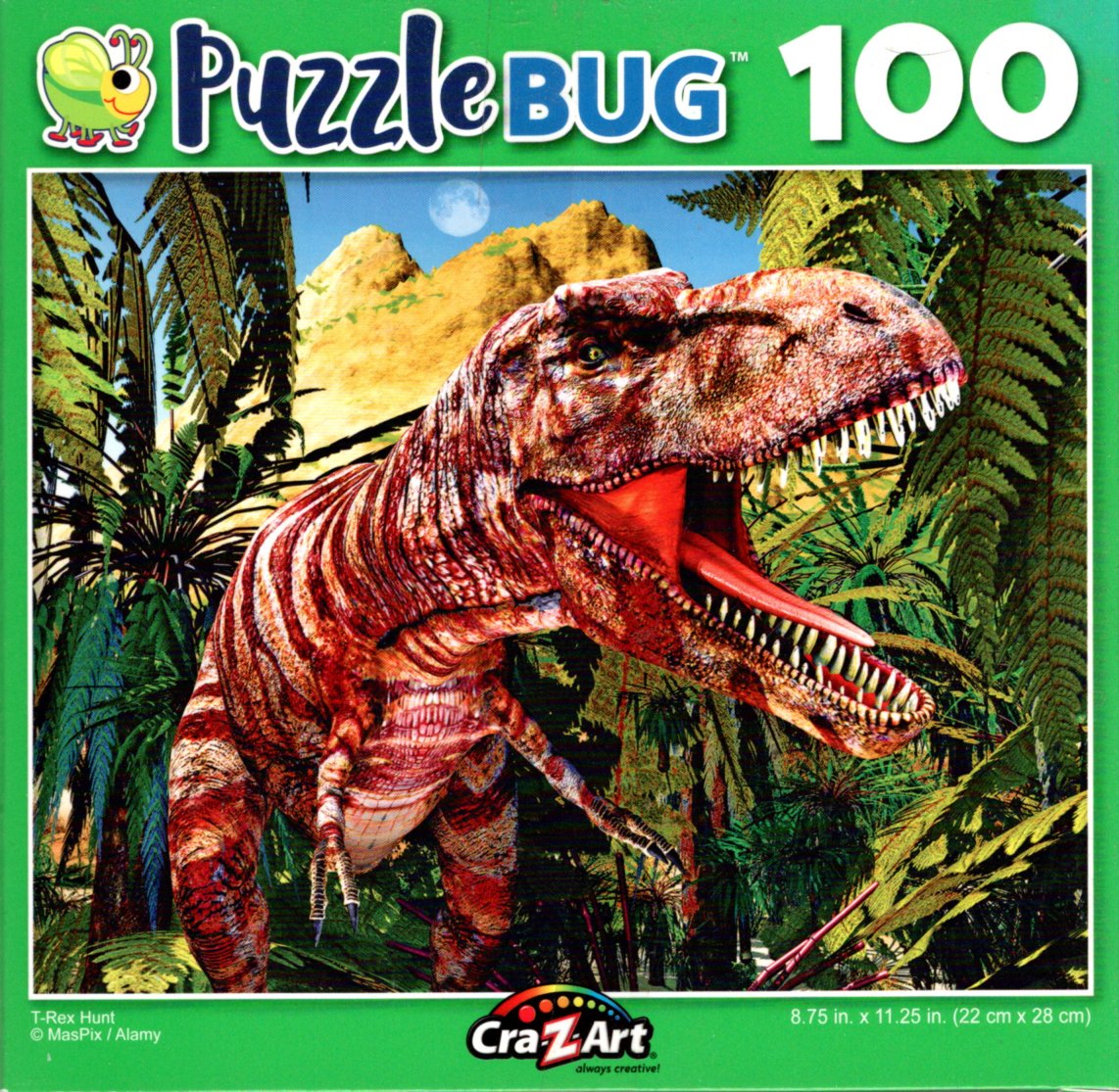 T-Rex Hunt - 100 Piece Jigsaw Puzzle