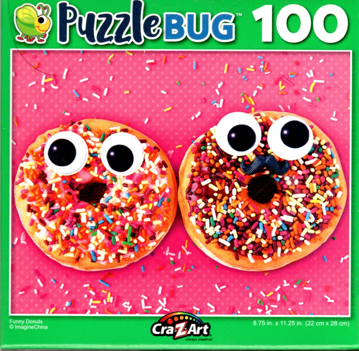 Fanny Donuts - 100 Piece Jigsaw Puzzle