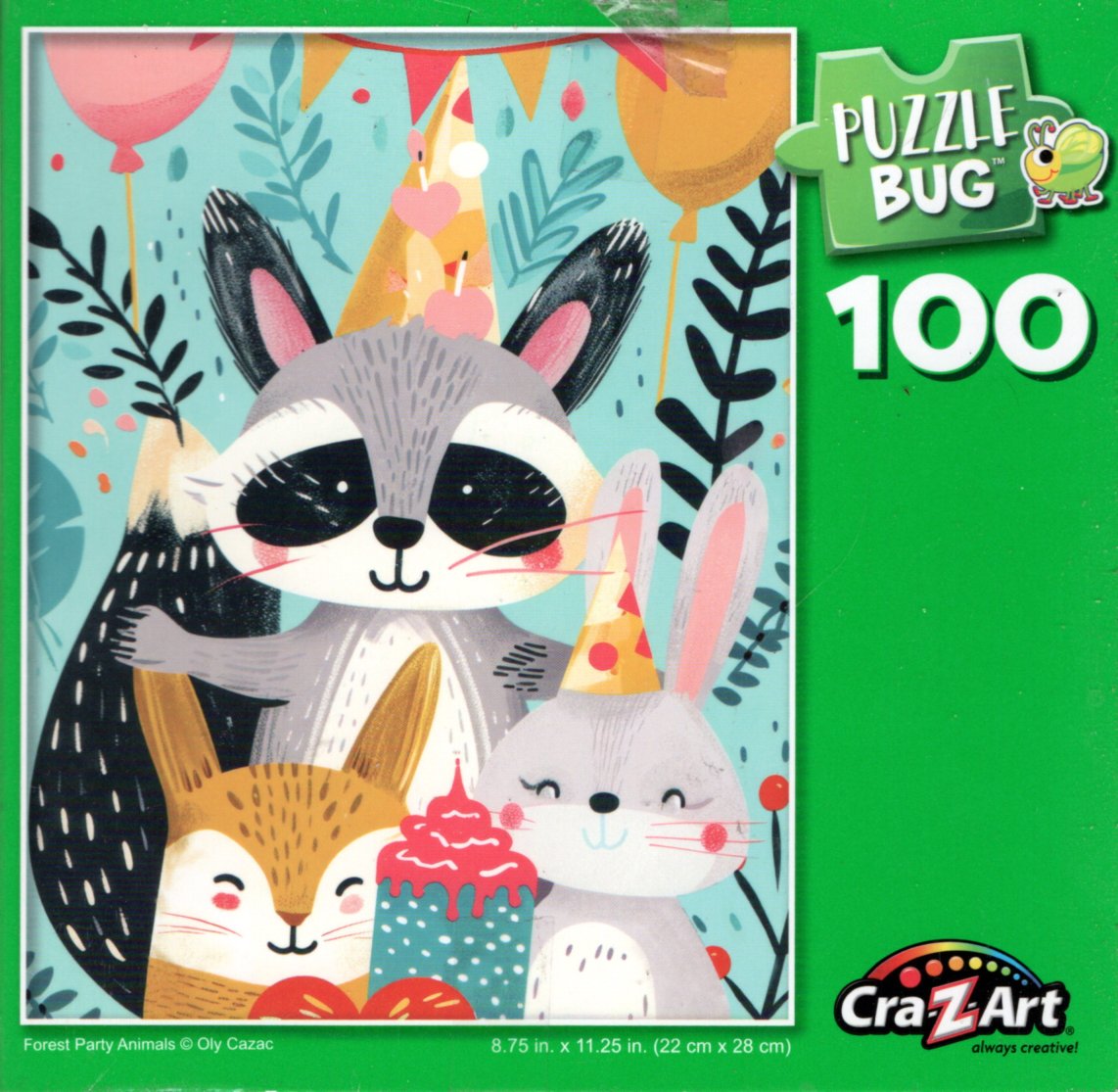 Forest Party Animals - 100 Piece Jigsaw Puzzle