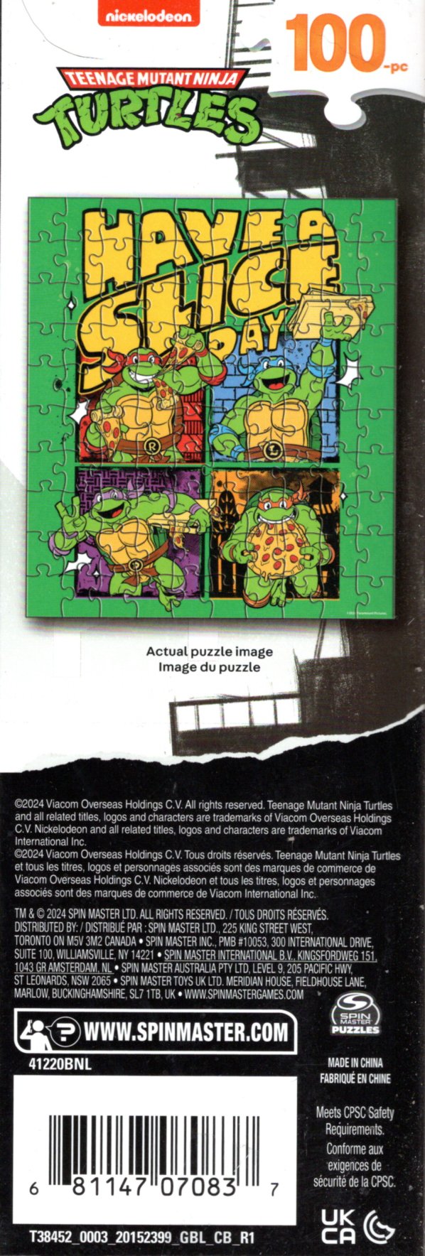 Nickelodeon Teenage Mutant Ninja Turttles - 100 Pieces Jigsaw Puzzle