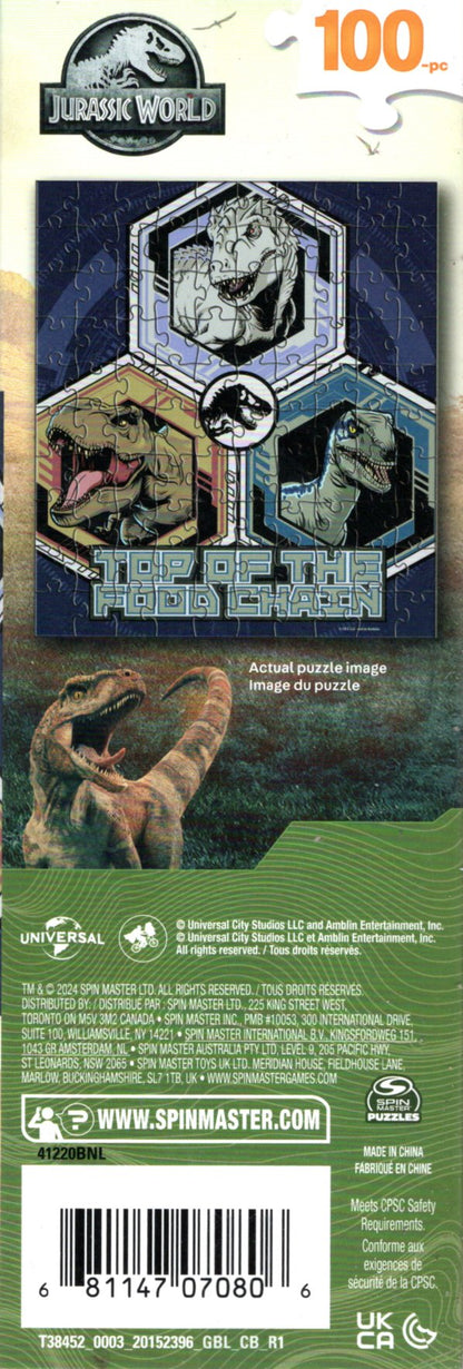 Jurassic World - Top of The Food Chain - 100 Pieces Jigsaw Puzzle