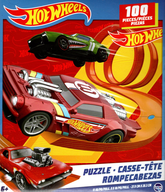 Hot Wheels - 100 Pieces Jigsaw Puzzle