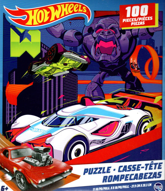 Hot Wheels - 100 Pieces Jigsaw Puzzle v3