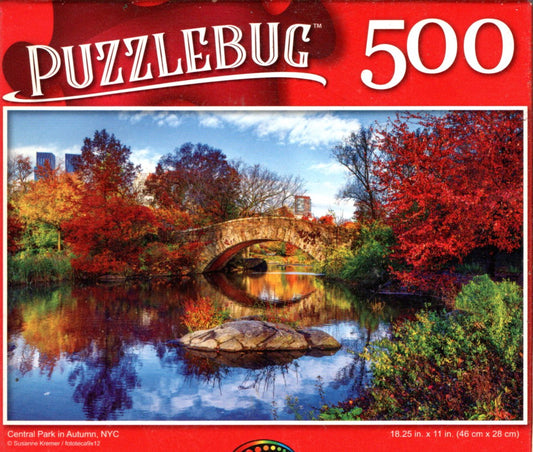 Central Park in Autumn, NCY - 500 Pieces Jigsaw Puzzle