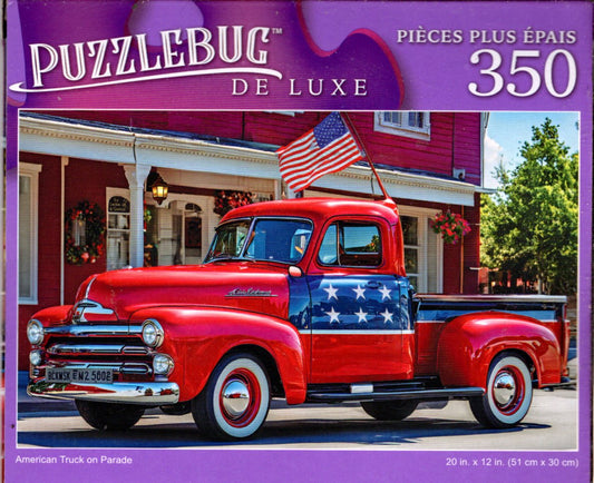 American Truck on Parade - 350 Pieces Jigsaw Deluxe Puzzle