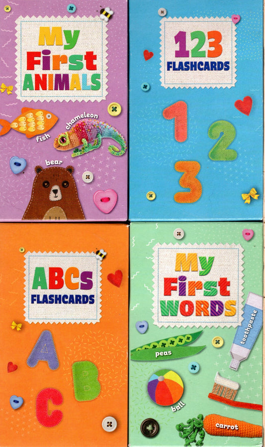 Educational Flash Cards for Early Learning - My First Words, My First Animals...