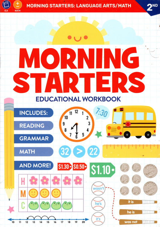 Second Grade - Morning Starters Educational Workbooks - v19