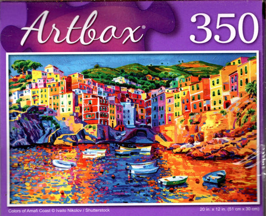 Colors of Amafi Coast - 350 Pieces Jigsaw Puzzle