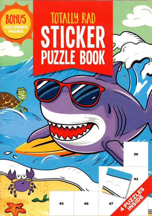 Pad Sticker Puzzles Book 4 Puzzle Inside