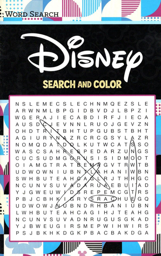 Disney - Word Search and Color - Sharpen Your Memory (Pocket Size)
