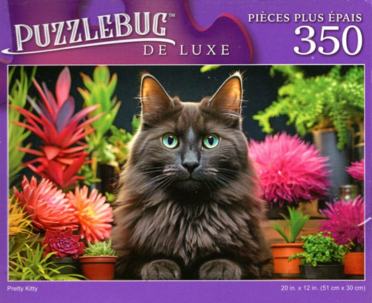 Pretty Kitty - 350 Pieces Jigsaw Deluxe Puzzle