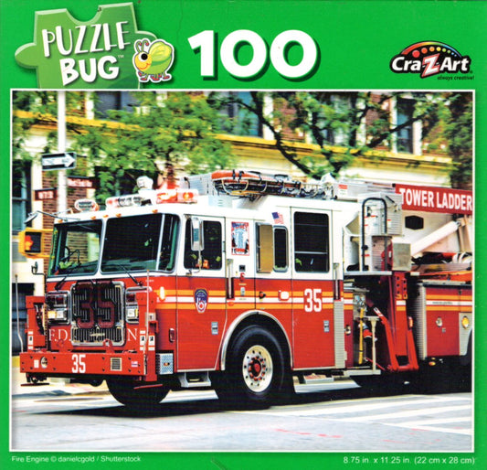 Fire Engine - 100 Piece Jigsaw Puzzle
