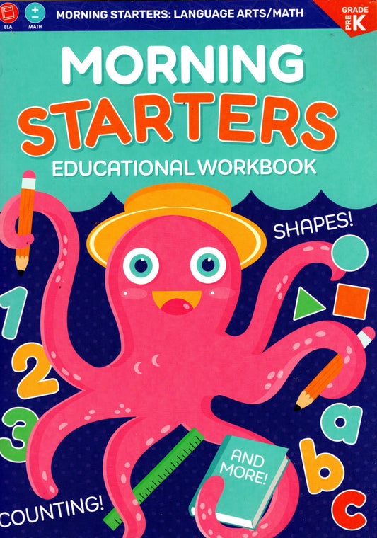 PRE-K Morning Starters Educational Workbooks -v20