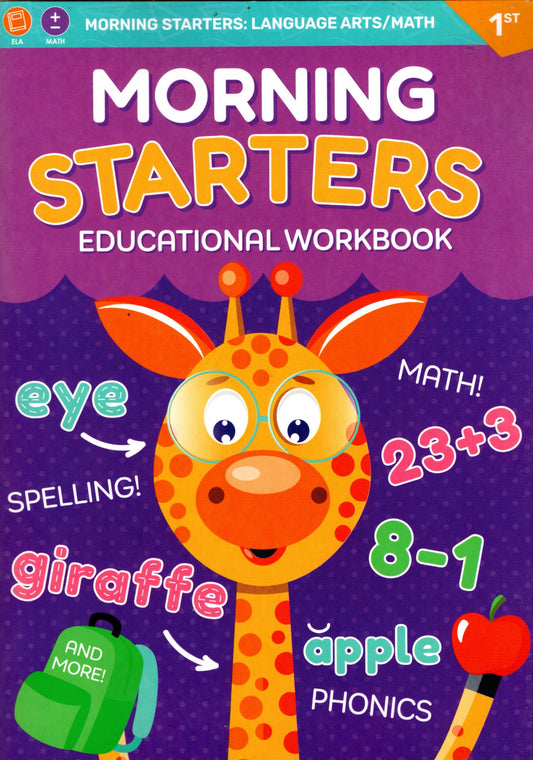 First Grade Includes: Reading - Math - Grammars & More - Morning Starters v 20