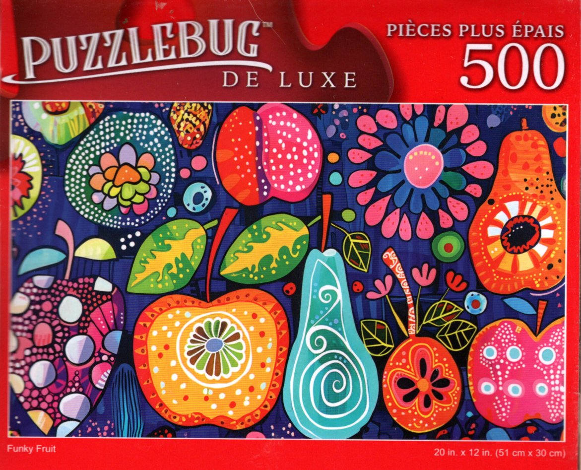 Funky Fruit - 500 Pieces Deluxe Jigsaw Puzzle