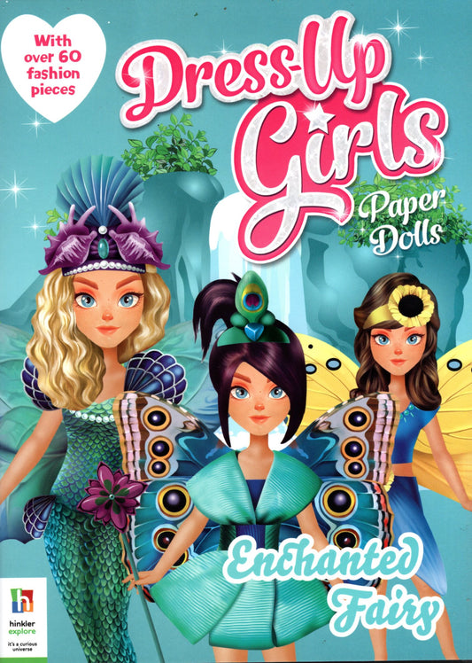 Dress-Up Girls Paper Dolls - Enchanted Fairs - Children Books