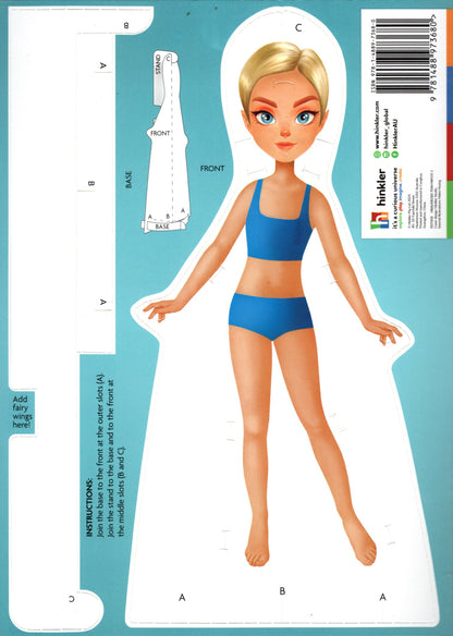 Dress-Up Girls Paper Dolls - Enchanted Fairs - Children Books
