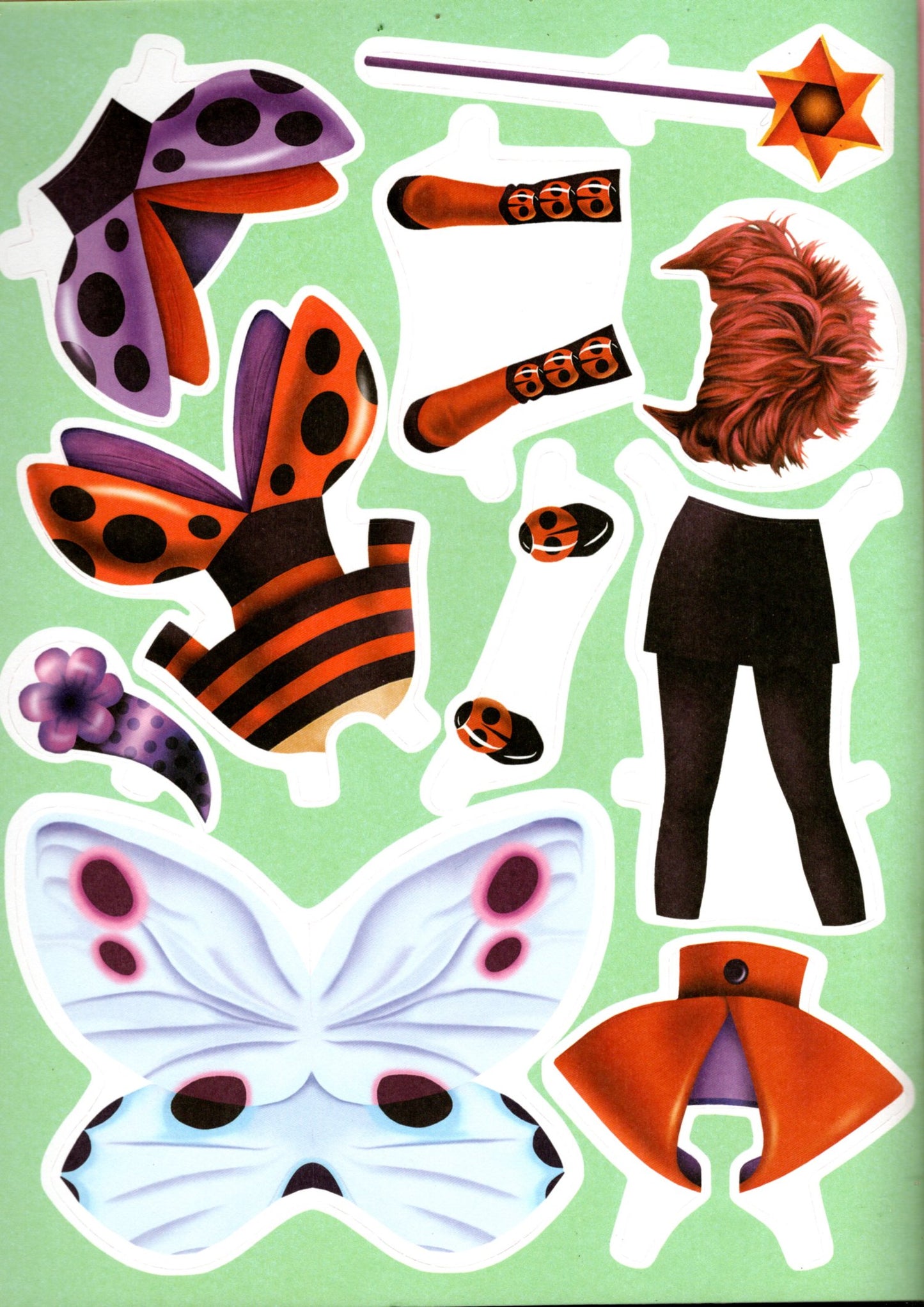 Dress-Up Girls Paper Dolls - Magical, Princess. Blossom, Enchanted - Books