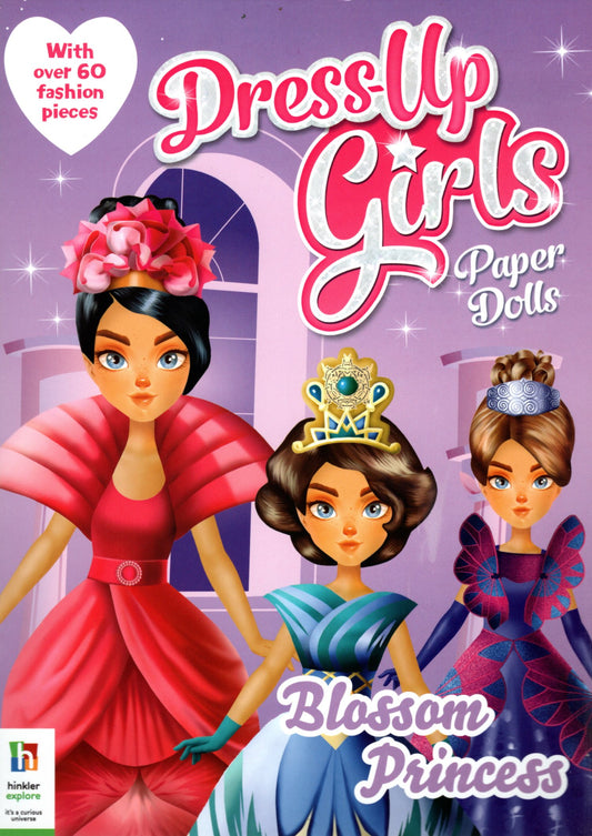 Dress-Up Girls Paper Dolls - Blossom Princess - Children Books