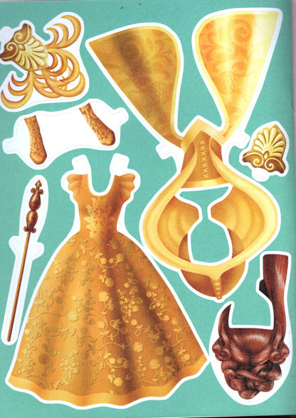Dress-Up Girls Paper Dolls - Blossom Princess - Children Books
