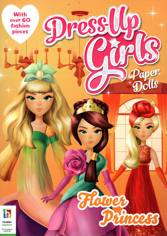 Dress-Up Girls Paper Dolls - Flower Princess - Children Books