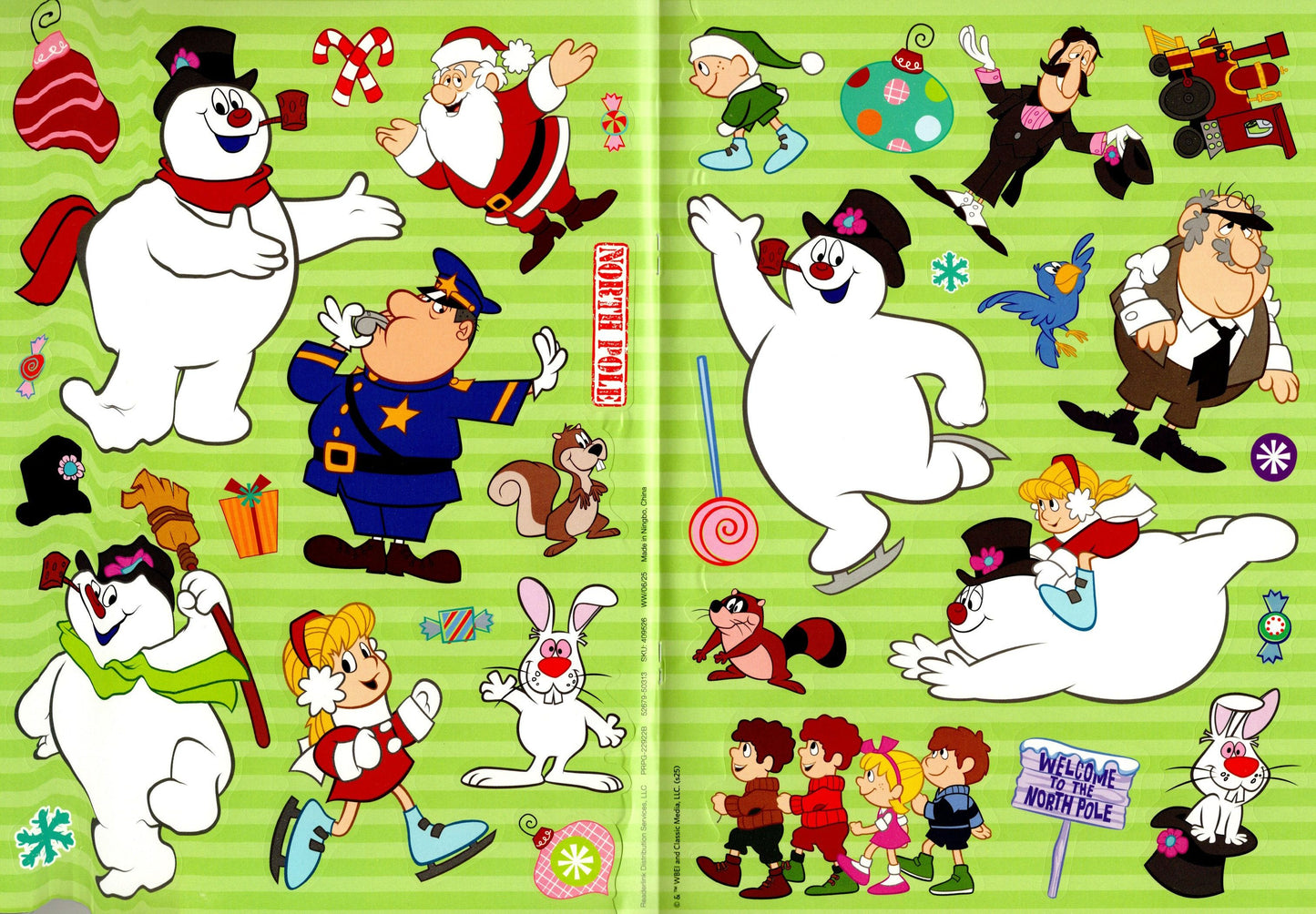 Colortivity Frosty The Showman - Stickertivity Book ~ Snow Much Fun