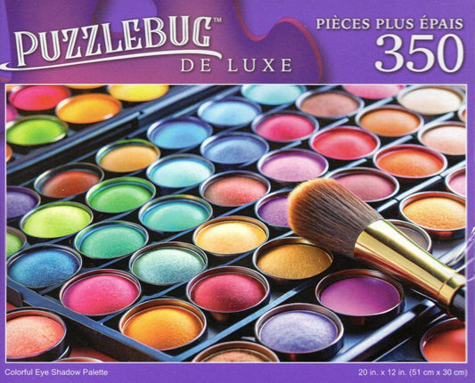 Colorful Eye Shadow Palette - 350 Pieces Jigsaw Deluxe Puzzle