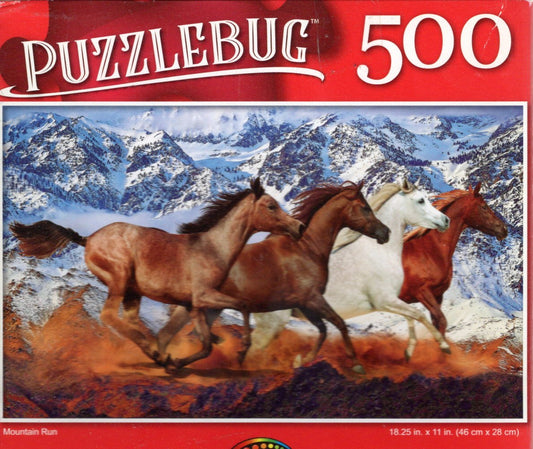 Mountain Run - 500 Pieces Jigsaw Puzzle