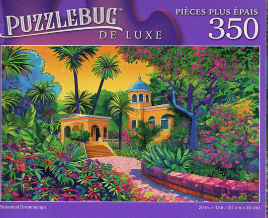 Botanical Dreamscape - 350 Pieces Jigsaw Deluxe Puzzle