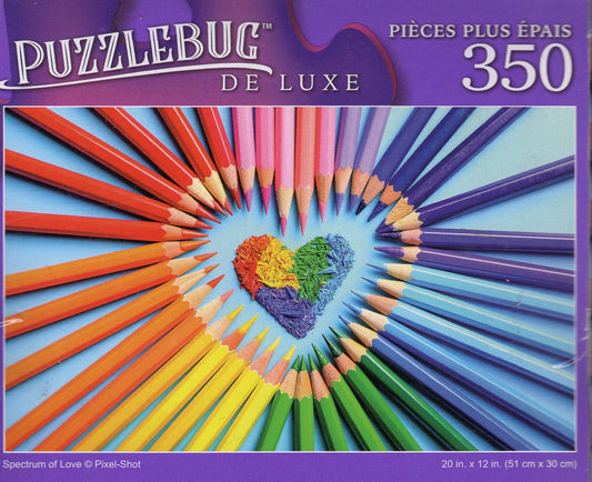 Spectrum of Love - 350 Pieces Jigsaw Deluxe Puzzle