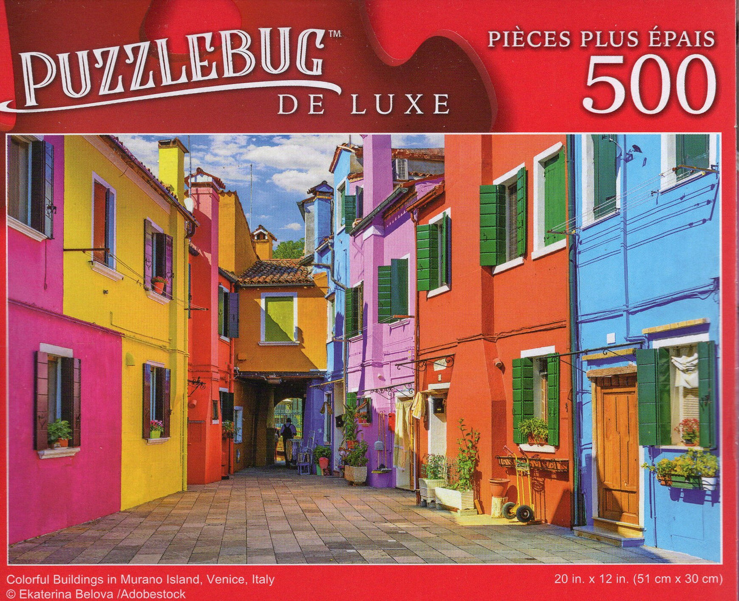 Murano Island, Venice, Italy - 500 Pieces Deluxe Jigsaw Puzzle