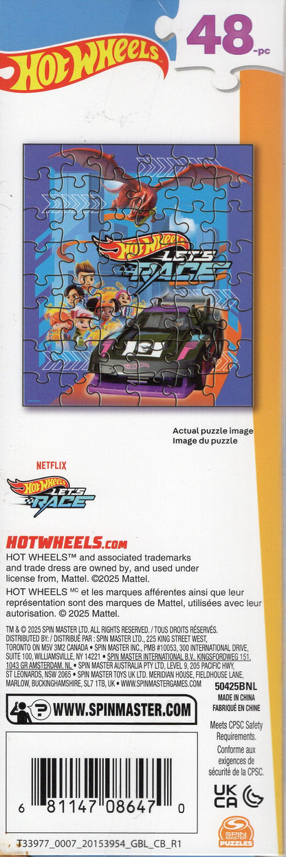 Hot Wheels - 48 Pieces Jigsaw Puzzle