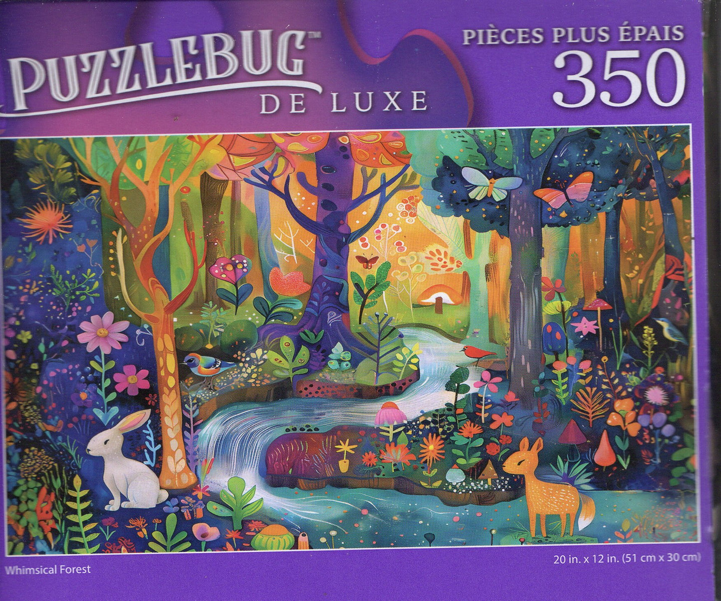 Whimsical Forest - 350 Pieces Jigsaw Deluxe Puzzle