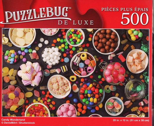 Candy Wonderland - 500 Pieces Deluxe Jigsaw Puzzle