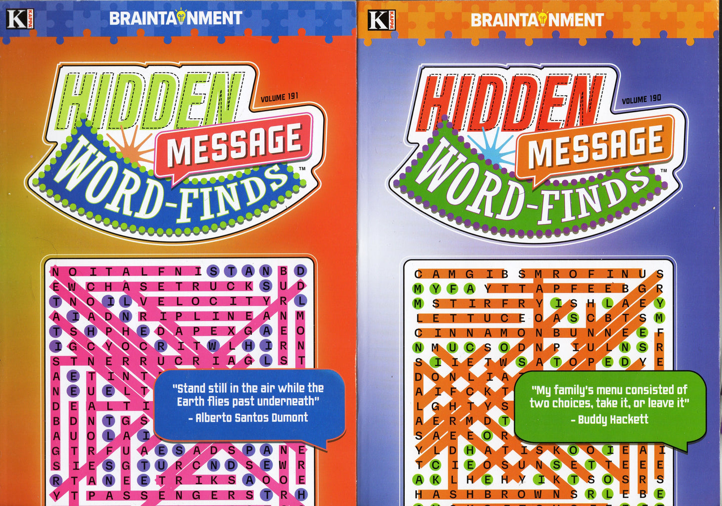Large Print Great Big Word - Finds (All New Puzzles) - Vol.190 - 191 (Set of 2)
