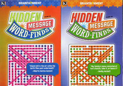 Large Print Great Big Word - Finds (All New Puzzles) - Vol.190 - 191 (Set of 2)