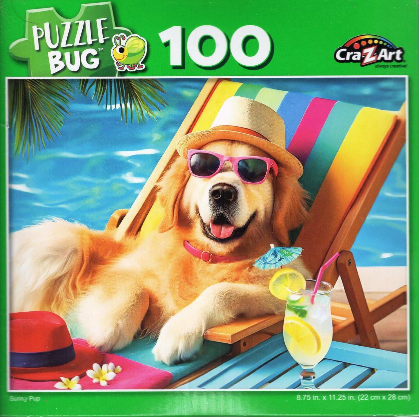 Sunny Pup - 100 Piece Jigsaw Puzzle