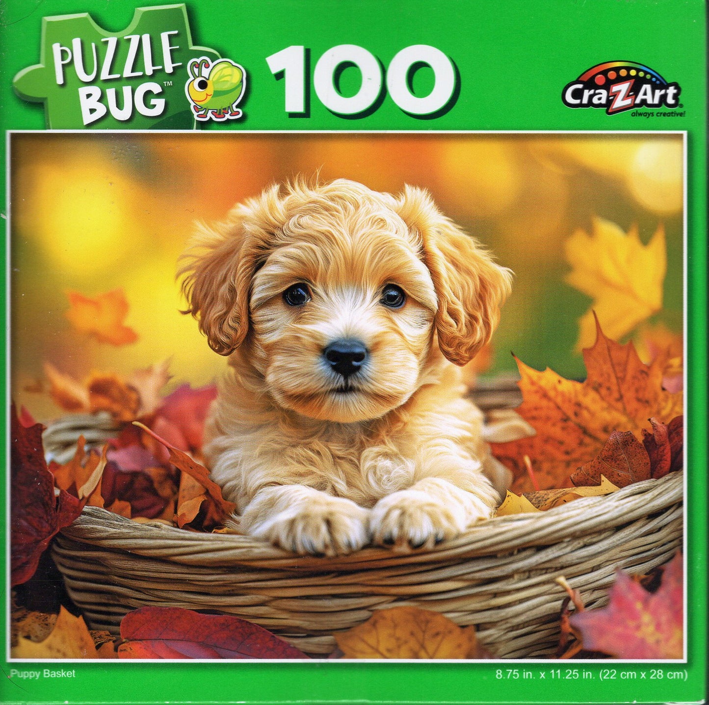 Puppy Basket - 100 Piece Jigsaw Puzzle