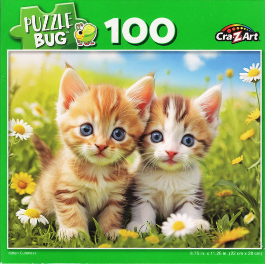 Kitten Cuteness - 100 Piece Jigsaw Puzzle