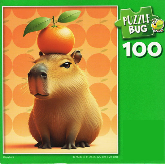 Capybara - 100 Piece Jigsaw Puzzle