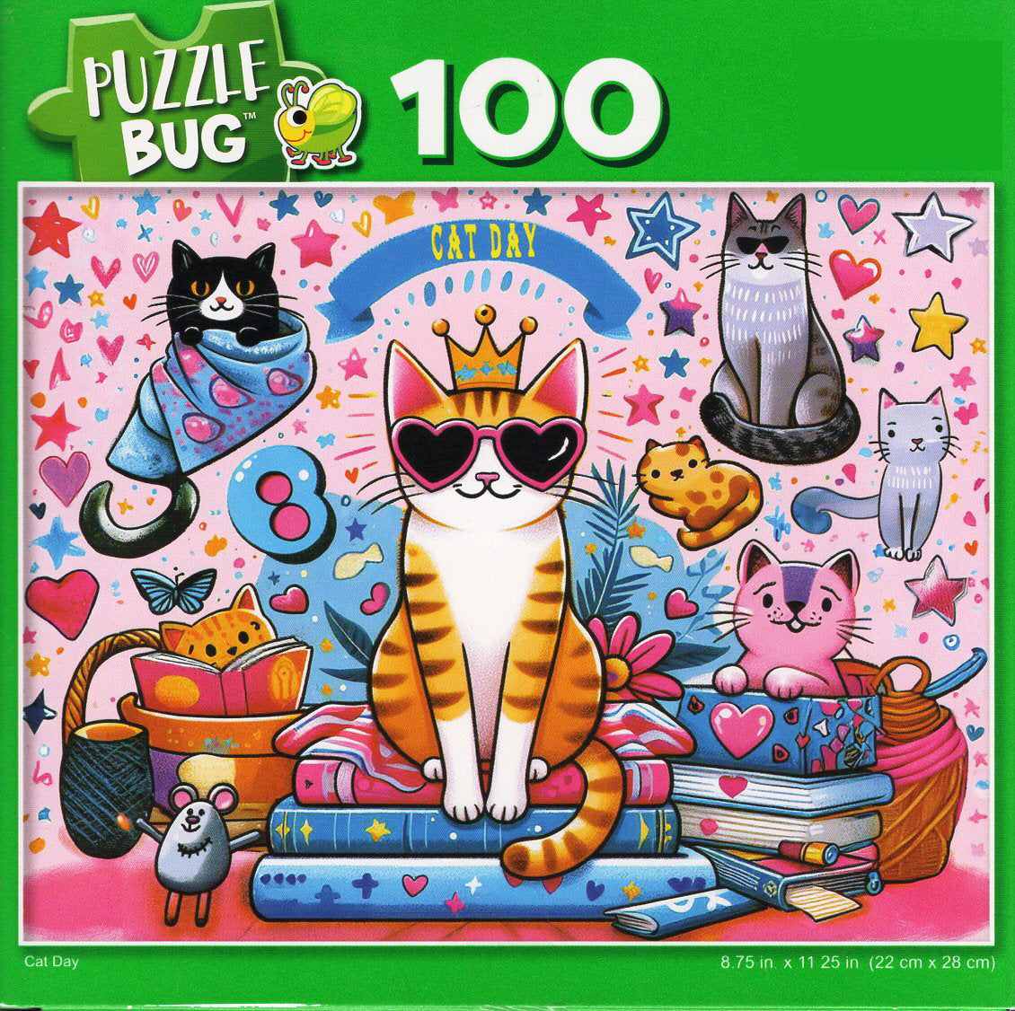Cat Day - 100 Piece Jigsaw Puzzle