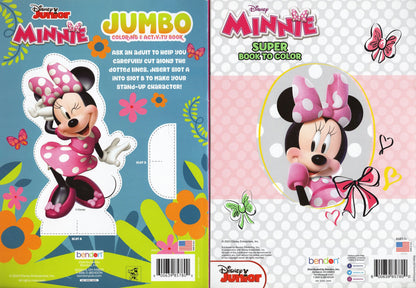 Disney Minnie - Jumbo Coloring & Activity Book (Set of 2) v. 8