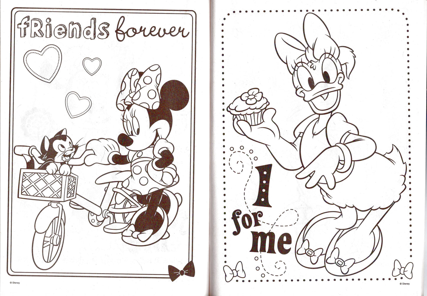 Disney Minnie - Jumbo Coloring & Activity Book (Set of 2) v. 8